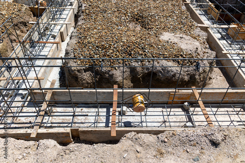 住宅建設素材　基礎工事
