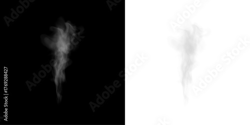 Soft vapor haze cloud texture isolated background PNG
