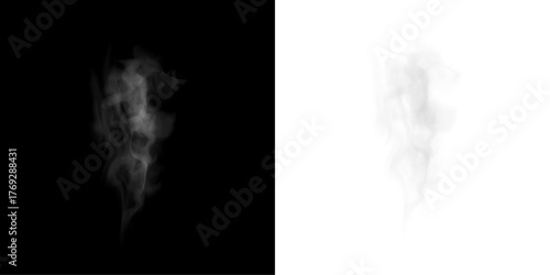 Soft vapor haze cloud texture isolated background PNG
