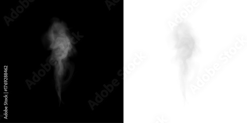 Dreamy mist swirl smog blur transparent design PNG
