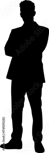 Design of fashion man draw