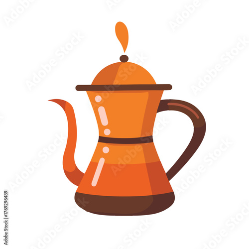 coffee pot vector illustration