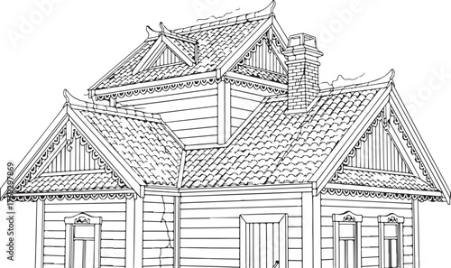 Stylized Illustration of Two Stags Locking Antlers in Confrontation