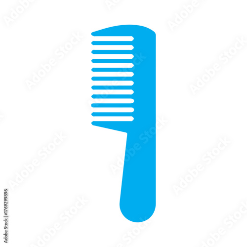 Blue comb illustration