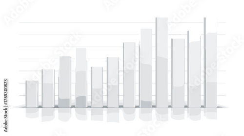 Minimalist Bar Chart Graph Icon