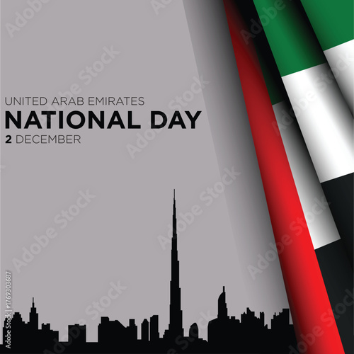 “Professional vector symbols set for UAE National Day: