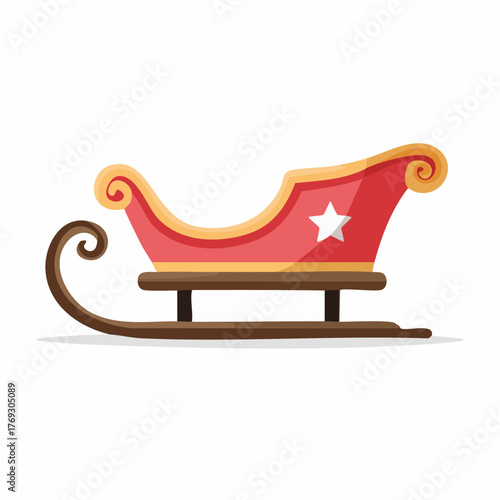 Icône vectorielle minimaliste représentant glisse sur neige