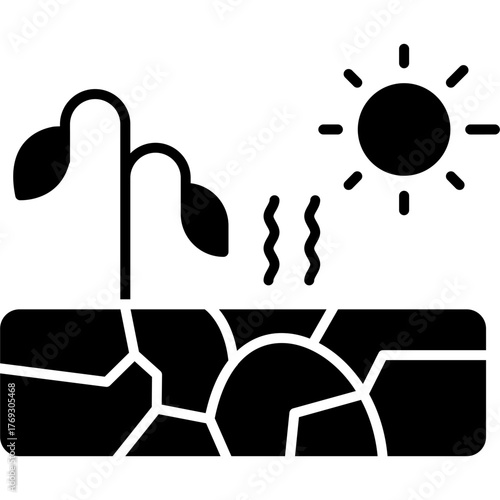 DroughtIcon Vector Element