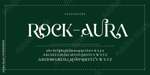 Elegant logo modern luxury alphabet font. Typography elegant style alphabet fonts for beauty shop, decoration, business, boutique, fashion, brand, wedding, vintage design. vector illustration