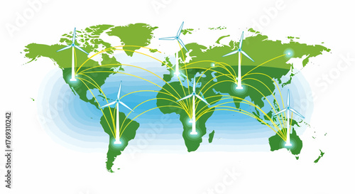 Global Wind Energy Connectivity And Sustainable Power Distribution