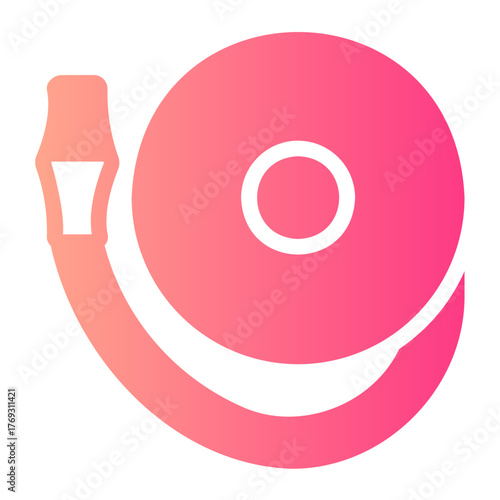 fire hose gradient icon