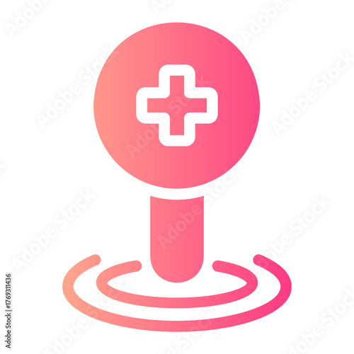 location pin gradient icon