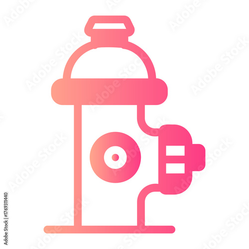 hydrant gradient icon