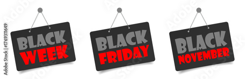 Black week / Black friday / Black november,