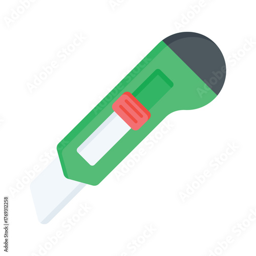 Utility knife symbolizing stationery, office tools, and workplace equipment.