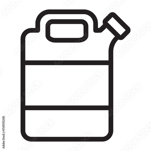 jerrycan line icon