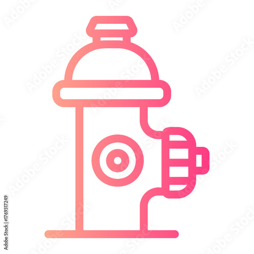 hydrant gradient icon