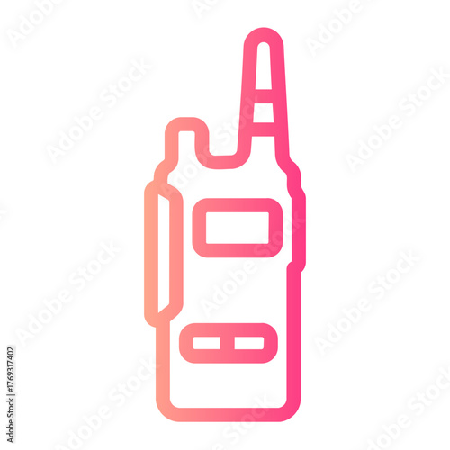 walkie talkie gradient icon