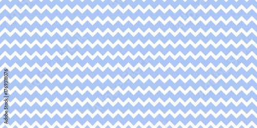 Chevron seamless pattern. Zigzag fashion design. Zigzag seamless vector texture. Baby boy gender reveal blue theme pattern.
