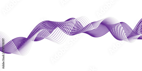 Pink bow tie and purple bow tie isolated vector illustration with blue wavy lines pattern design
