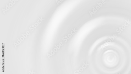 Milk wave with white splash background. 3d yogurt drop effect with liquid ripple vector design. Milky shampoo puddle banner with circular swirl and reflection motion. Cosmetic body creme flow texture.