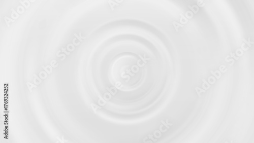 Milk splash wave. White water background with drop liquid effect. 3d yogurt top view realistic pattern. Body creme or shampoo fluid puddle closeup. Smooth texture with perspective circular vortex.