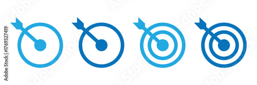 target icon, target sign, vector illustration