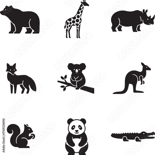 set of animals
