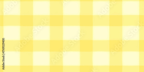 Soft pastel yellow and white plaid pattern with a subtle gradient effect creating a gentle and warm visual texture