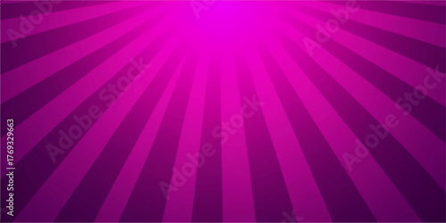 Vibrant magenta and purple abstract radial burst background with radiating light rays and geometric patterns