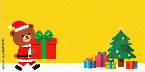 Christmas Festival Background Image