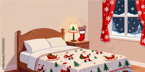 Christmas Festival Background Image