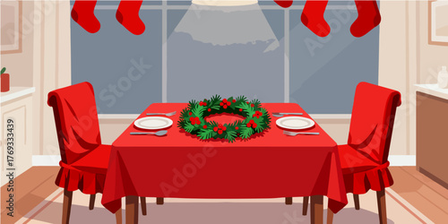 Christmas Festival Background Image