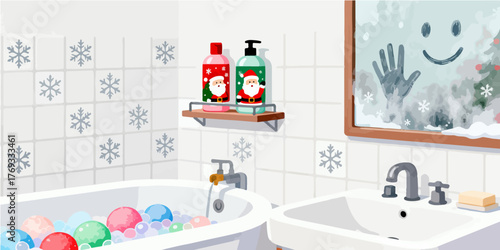 Christmas Festival Background Image
