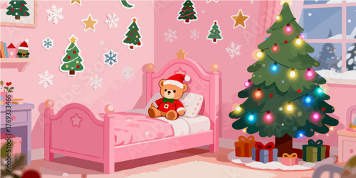 Christmas Festival Background Image