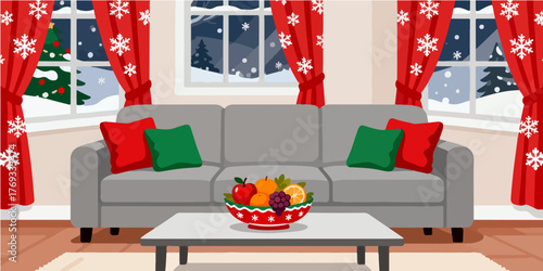 Christmas Festival Background Image