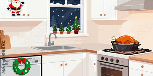 Christmas Festival Background Image