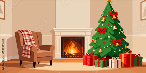 Christmas Festival Background Image