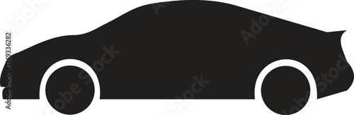 Sleek Automotive Design Concept Vector Icon