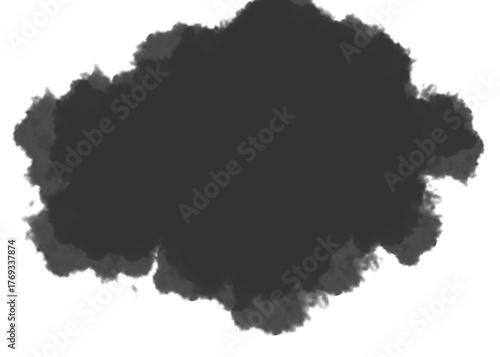 Abstract gray spot on black background for design elements posters