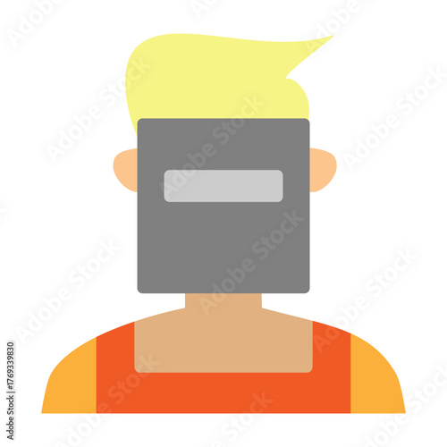 Welder Vector Flat Icon Design