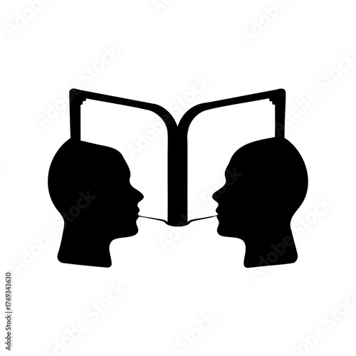 Conceptual Communication between Two Individuals Illustrated by a Book and String