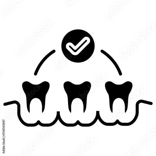 Teeth Glyph Icon