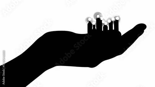 Offering city hope, a future skyline in hand, empowering dreams, growth, and opportunity together