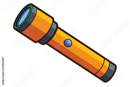 flashlight on white background