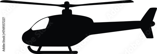 a beautiful helicopter silhouette