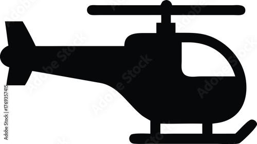 a beautiful helicopter silhouette