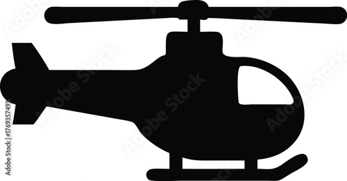 a beautiful helicopter silhouette