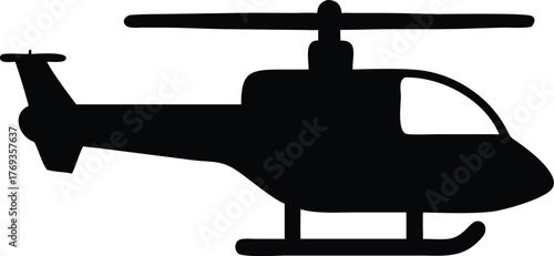 a beautiful helicopter silhouette