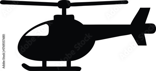 a beautiful helicopter silhouette